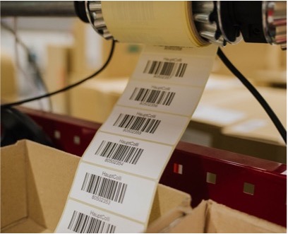 Etikettendruck mit Barcodes für die lückenlose Rückverfolgung einzelner Einheiten