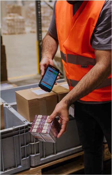 Bedienoberfläche des WM GROUP Warehouse-Management-Systems